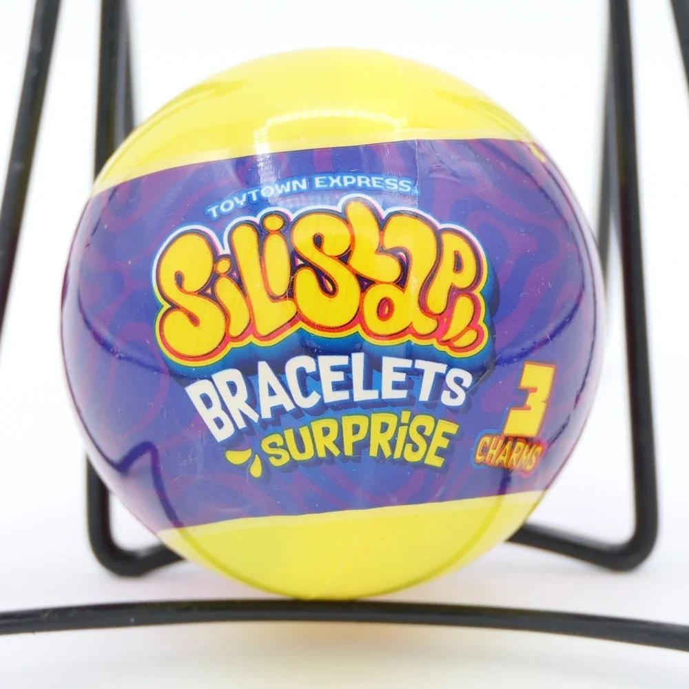 Toytown Express Silislap Bracelets Surprise 3 Charms Lot of 9 Mystery Blind Ball